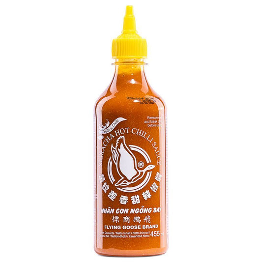 Flying Goose Sriracha Hot Chilli Sauce (Yellow Chilli) 飛鵝商標 是拉差香甜辣椒醬 (黃辣椒)