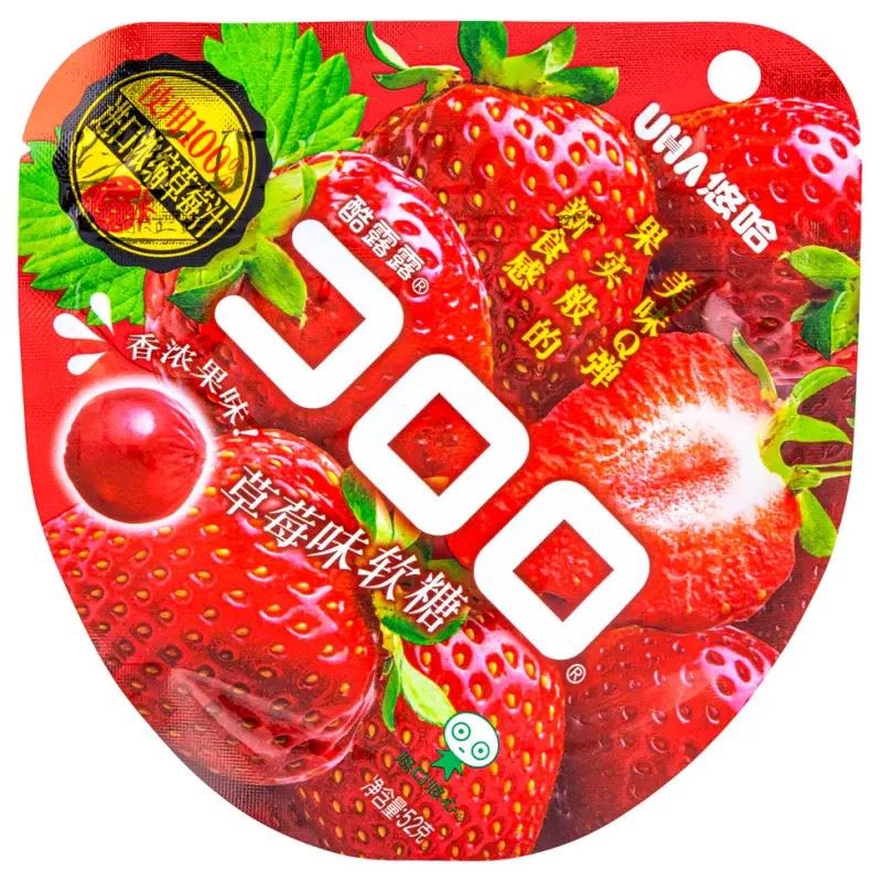 UHA Kororo Soft Candy (Strawberry Flavour) 悠哈 酷露露 草莓味軟糖