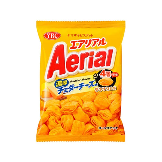 YBC Aerial Four-Layer Corn Crisps (Cheddar Cheese Flavour) エアリアル 濃厚チェダーチーズ味 - Best Before: 30/11/2025