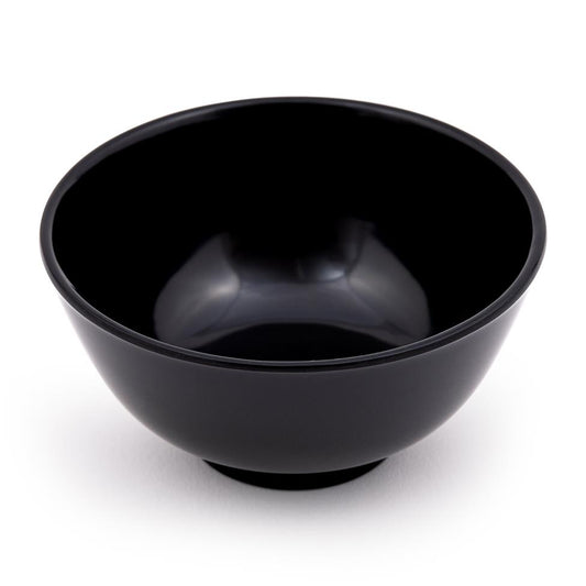 4.5' Black Melamine Rice Bowl