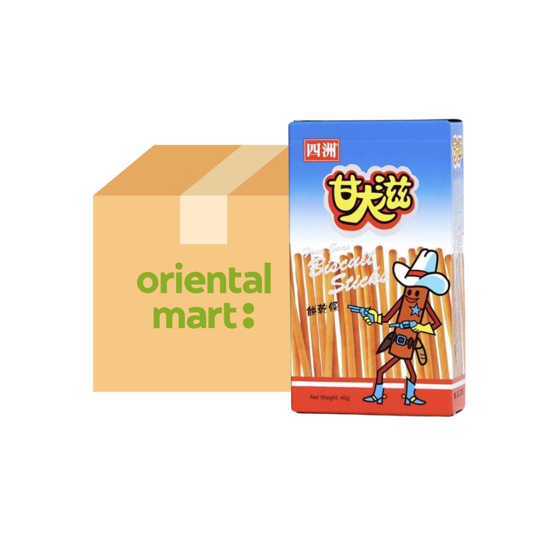 Four Seas Biscuit Stick (Case of 60) 四洲 甘大滋 (60盒裝)