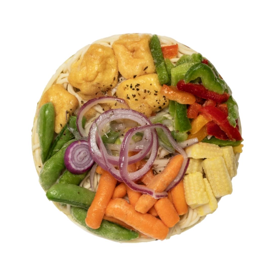 We Need Good Food Thai Green Curry Udon 泰式青咖喱素菜烏冬