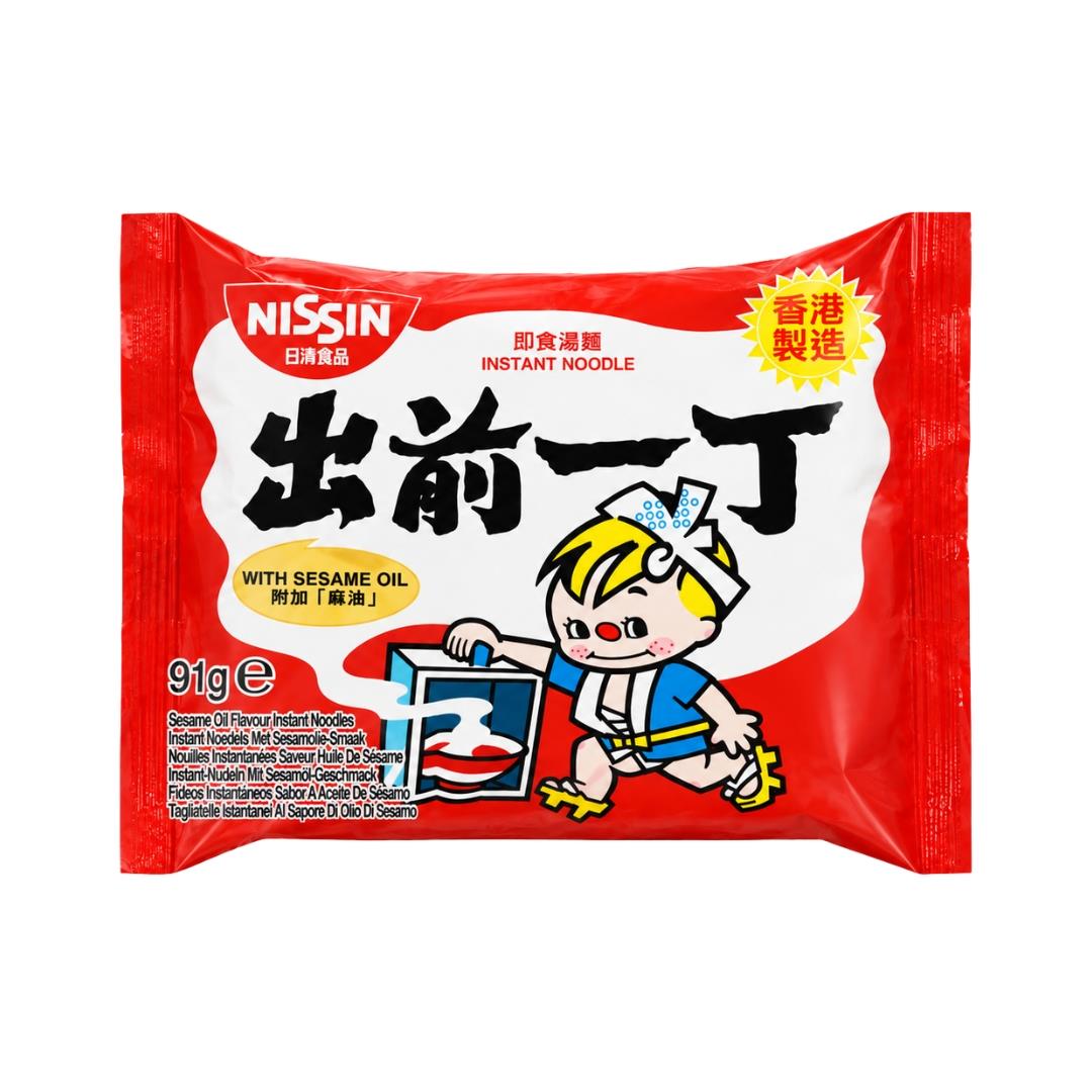 Nissin Sesame Oil Flavour Instant Noodles 出前一丁 麻油味即食湯麵