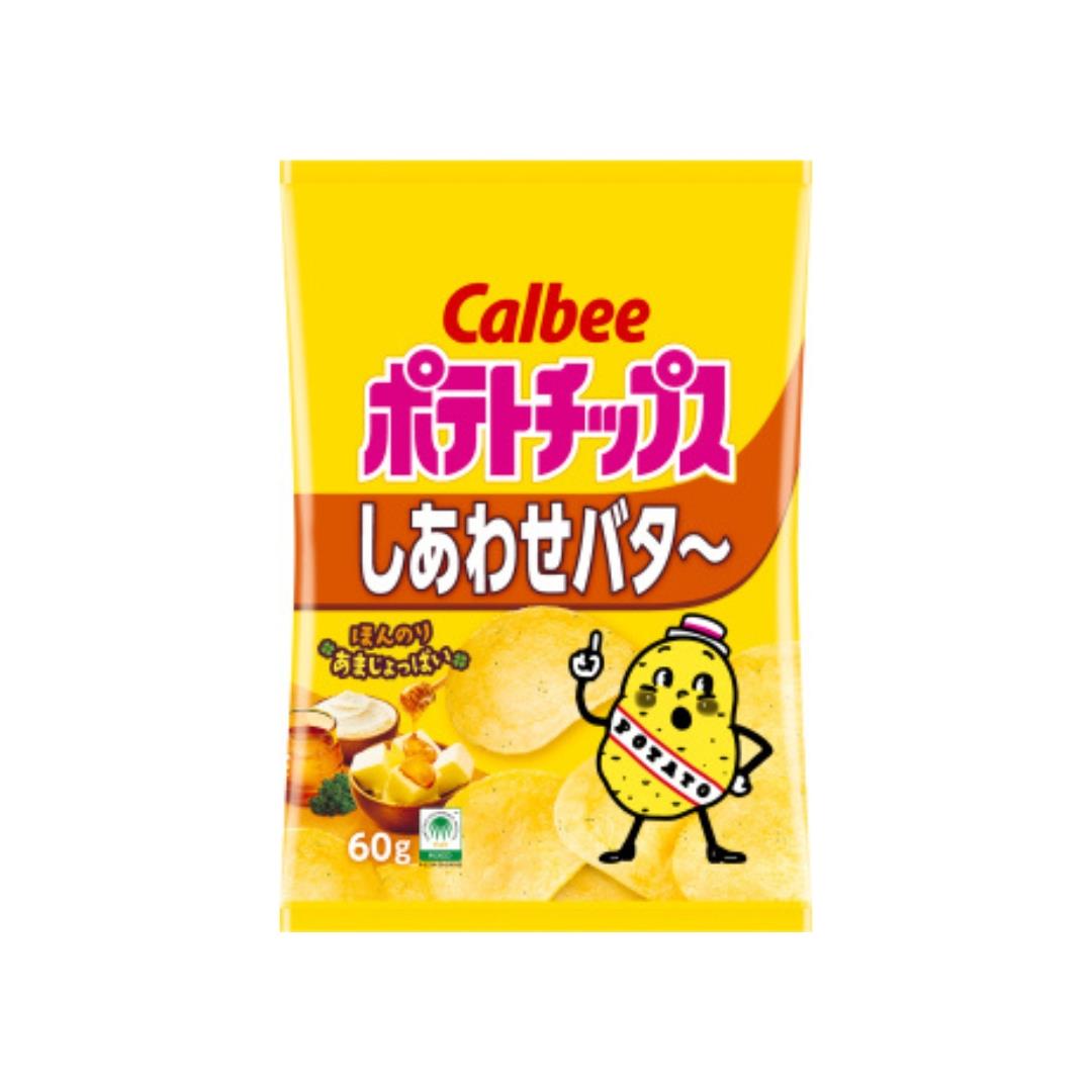 Calbee Potato Chips (Happy Butter Flavour) ポテトチップス しあわせバタ