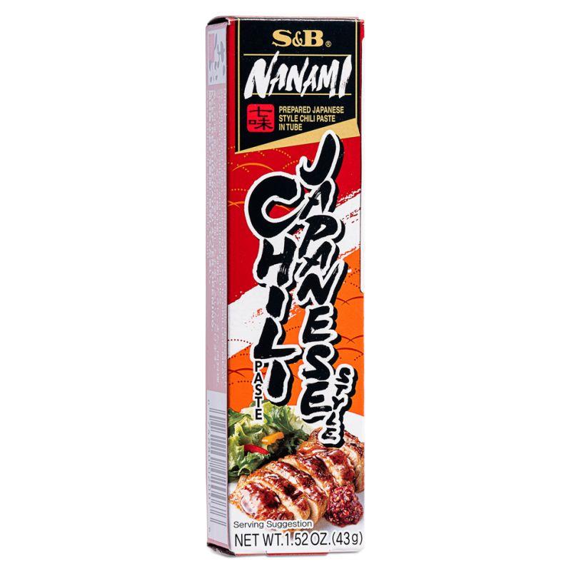 S&B Prepared Japanese Style Shichimi Chili Paste in Tube