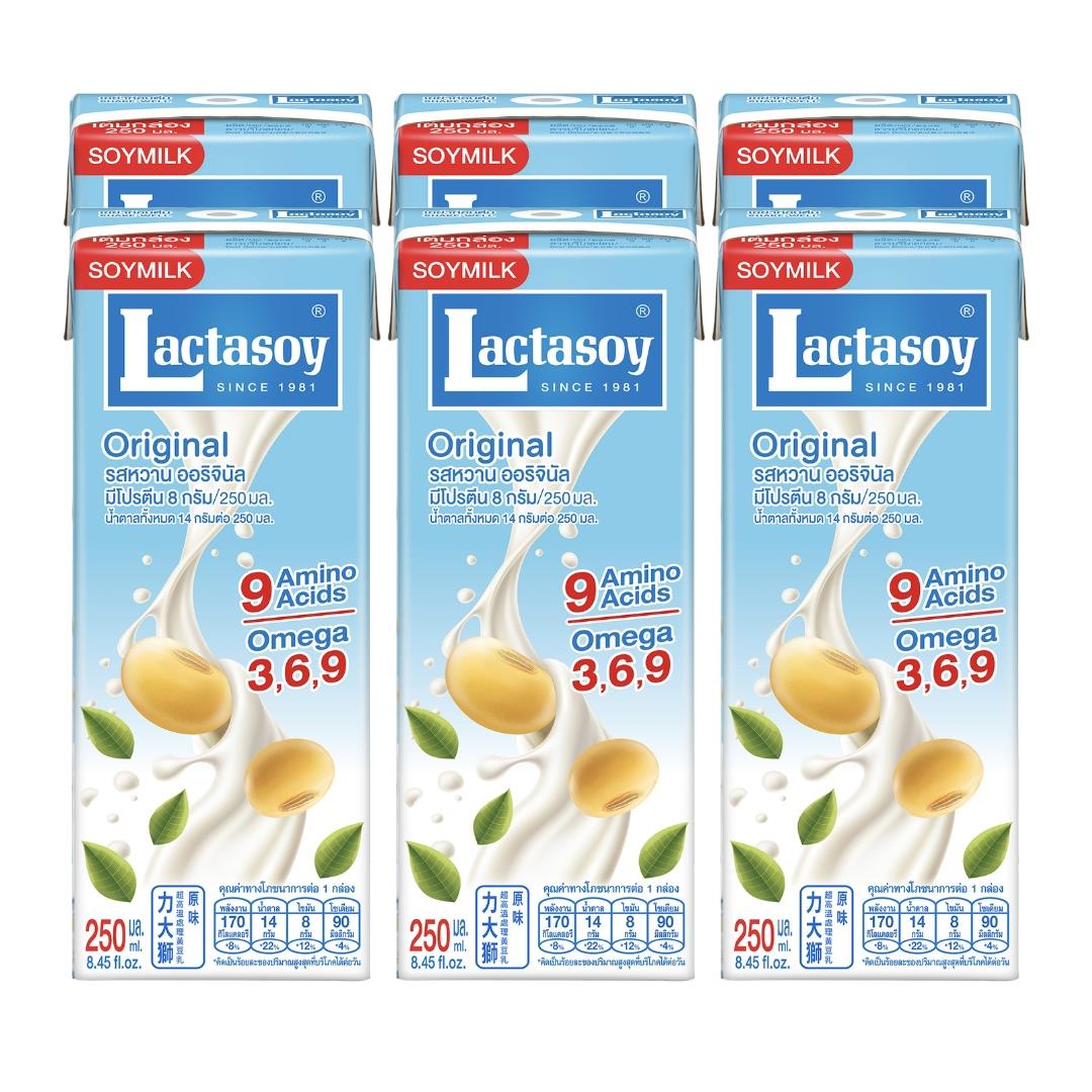 Lactasoy Soy Milk (Original Flavour) (Pack of 6) 力大獅 豆奶 (6包裝)