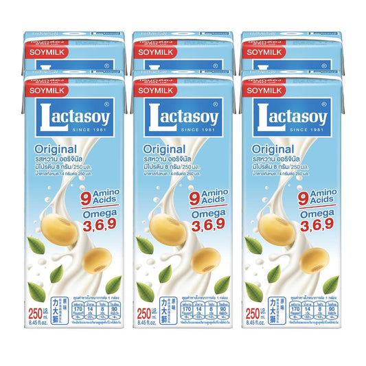 Lactasoy Soy Milk (Original Flavour) (Pack of 6) 力大獅 豆奶 (6包裝)