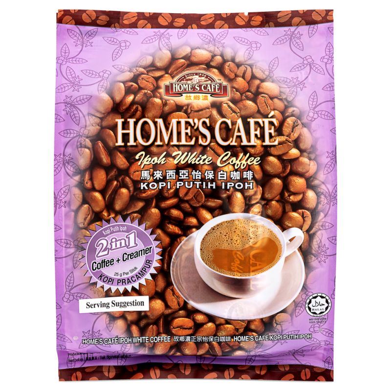 Home's Cafe 怡保白咖啡2合1 (無糖) 故鄉濃 正宗怡保白咖啡 (2合1無糖)