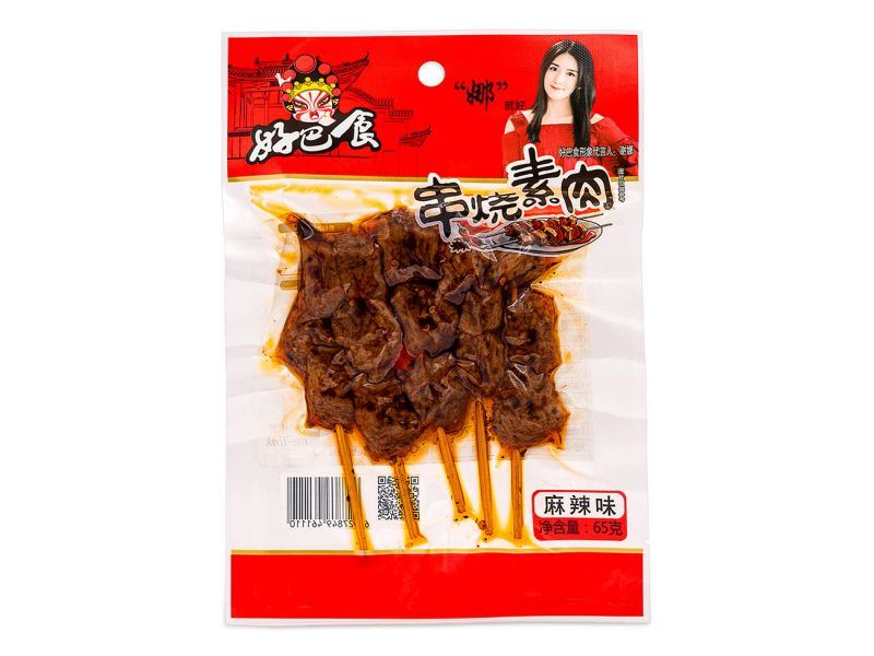 HBS Skewed Dried Beancurd (Hot) 好巴食 串燒素肉 (辣味)