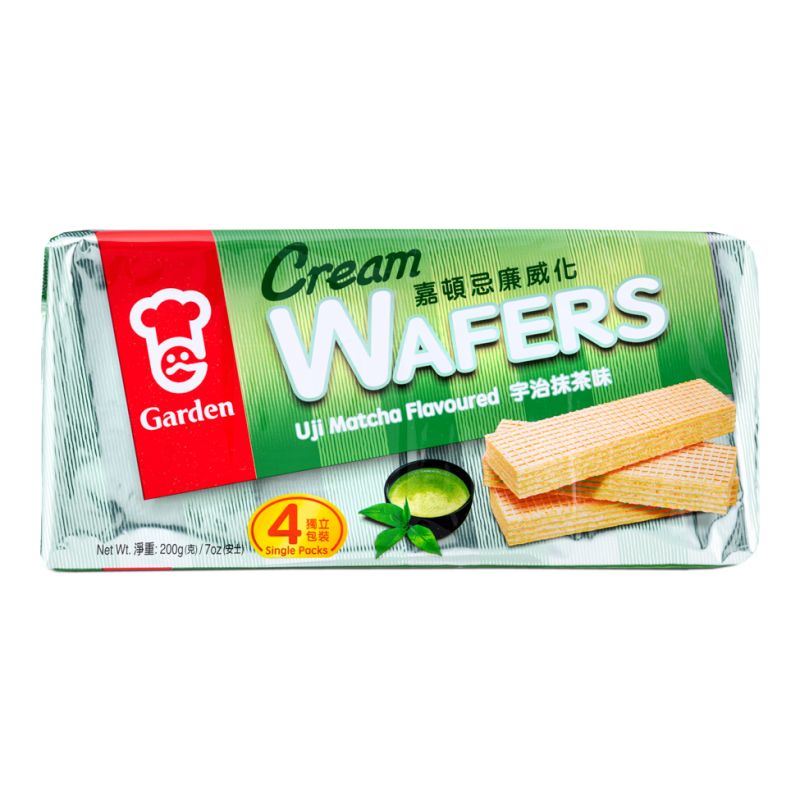 Garden Cream Wafers (Uji Matcha Flavour) 嘉頓 忌廉威化 (宇治抹茶味)