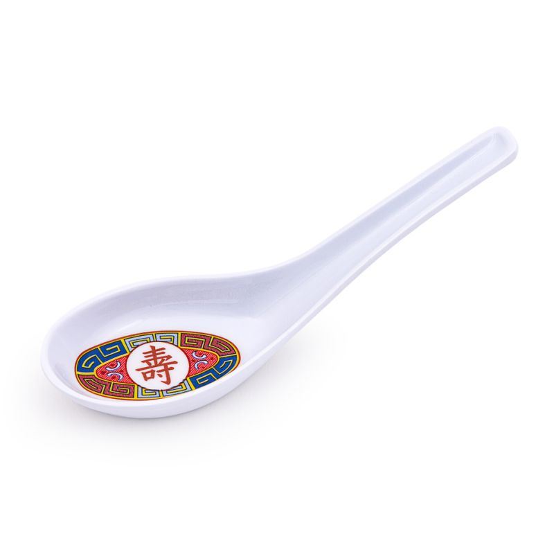 Longevity Melamine Rice Spoon 萬壽無疆塑膠匙羹