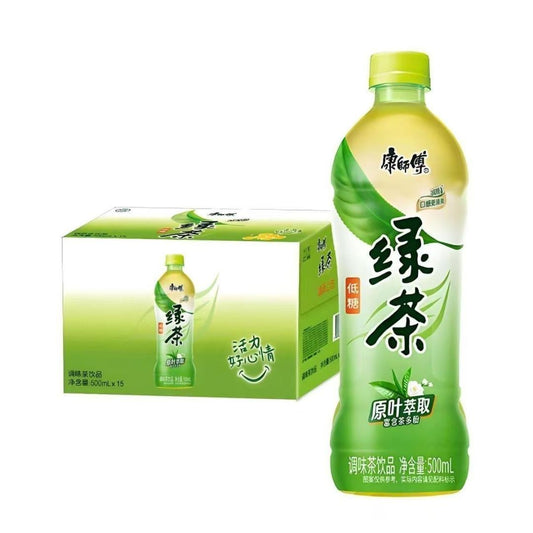 Master Kong Green Tea 康師傅 低糖綠茶 (500ml x 15 Bottles)