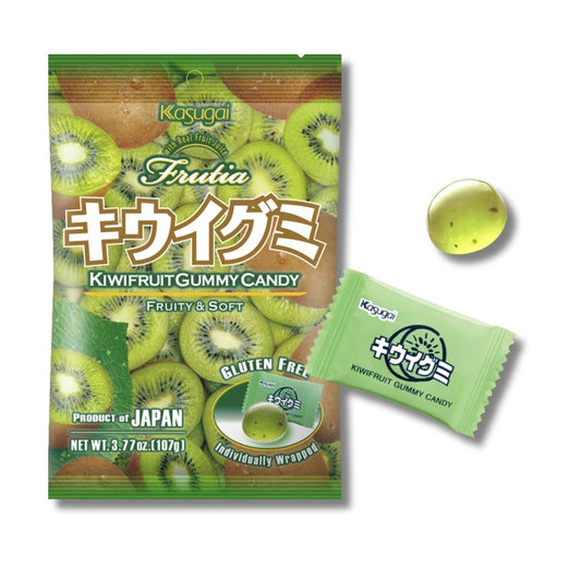Kasugai Frutia Kiwi Gummy Candy