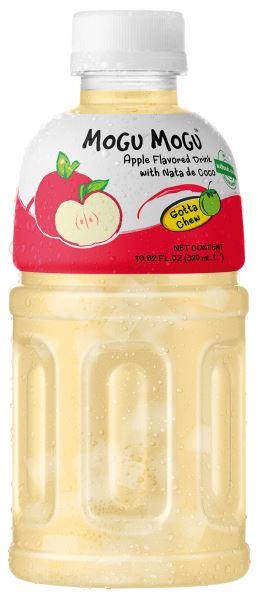 Mogu Mogu Apple Flavoured Drink with Nata De Coco (Case of 24)