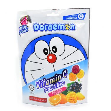 Big Foot Doraemon Vitamin C Pastilles (Assorted Flavour) - 6 packs