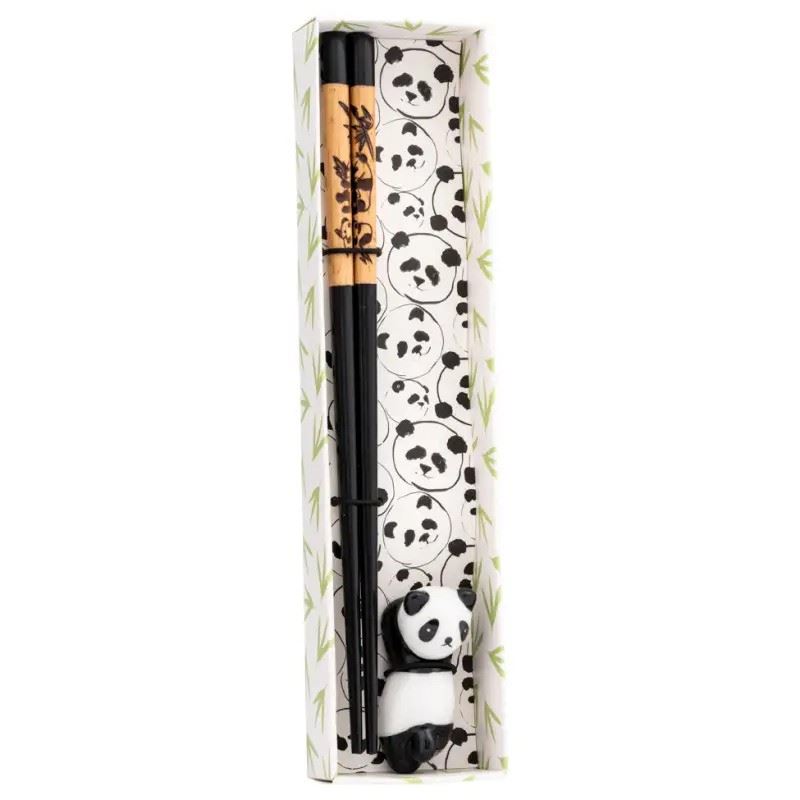 Tokyo Design Studio Chopsticks & Rest Set (Panda)