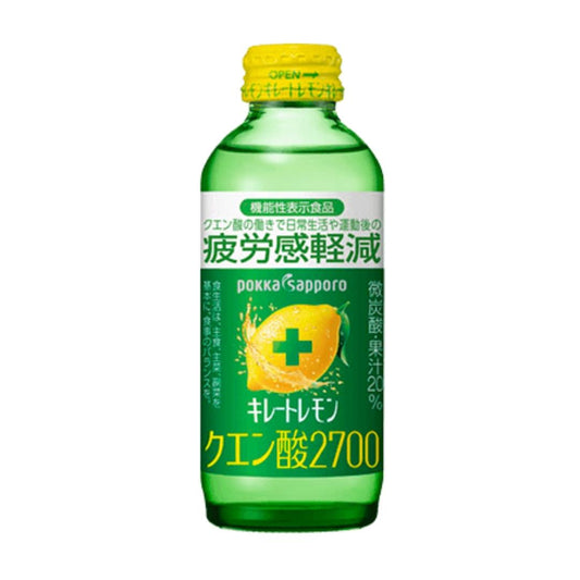 Pokka Sapporo Kireto Chelated Lemon & Citric Acid Drink キレートレモンクエン酸2700
