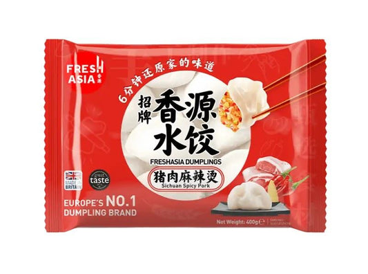 Freshasia Dumplings (Sichuan Spicy Pork) 香源 招牌水餃 (豬肉麻辣燙)