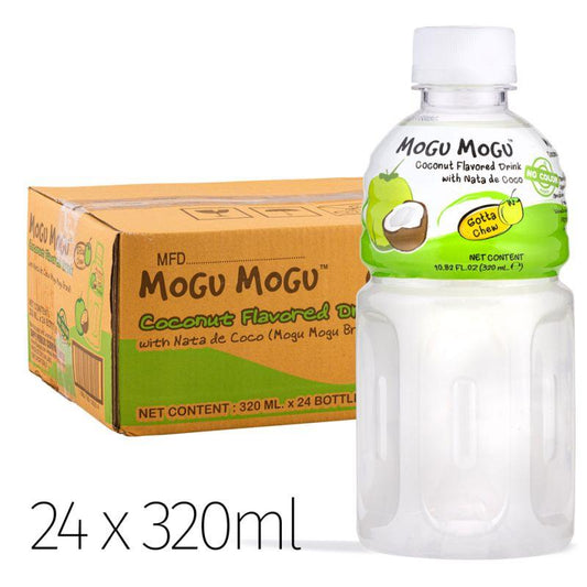 Mogu Mogu Coconut Flavored Drink With Nata De Coco (Case of 24)