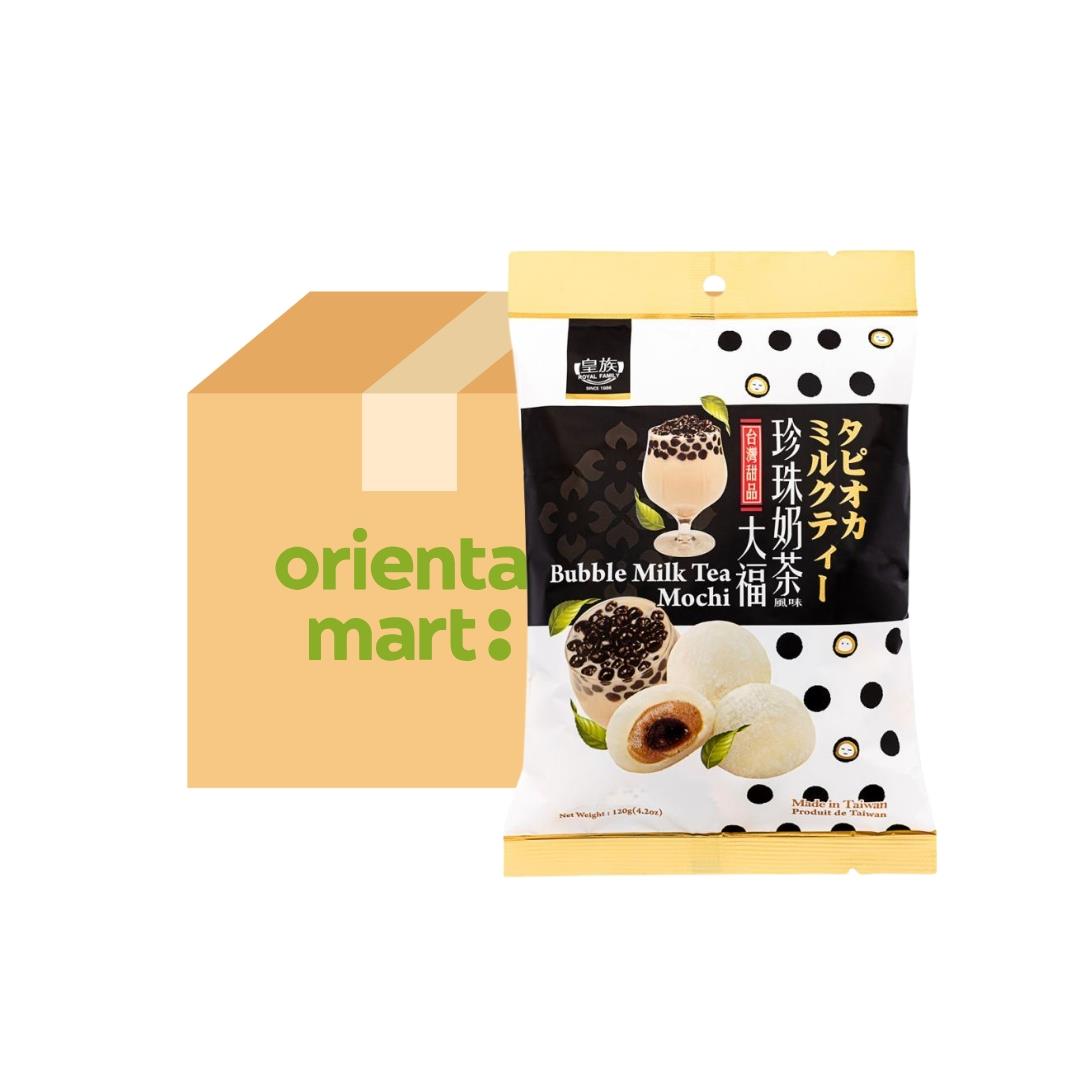 Royal Family Bubble Milk Tea Mochi (Case of 24) 皇族 珍珠奶茶大福 (24包裝)