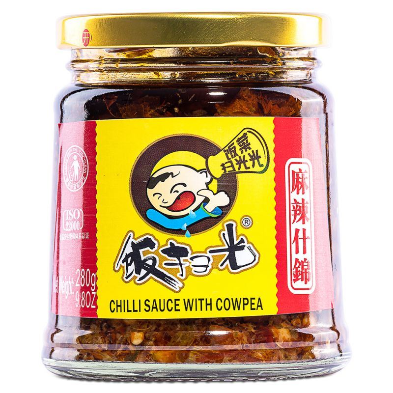 Fan Sao Optical Chilli Sauce with Cowpea 饭扫光 麻辣什锦