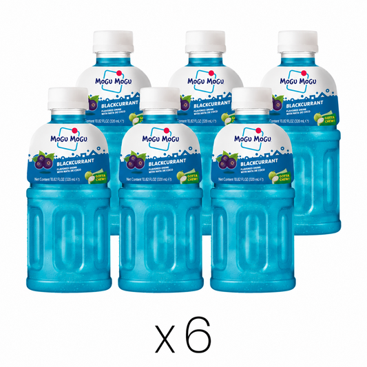 Mogu Mogu 黑加侖椰果風味飲料綜合包（六入）