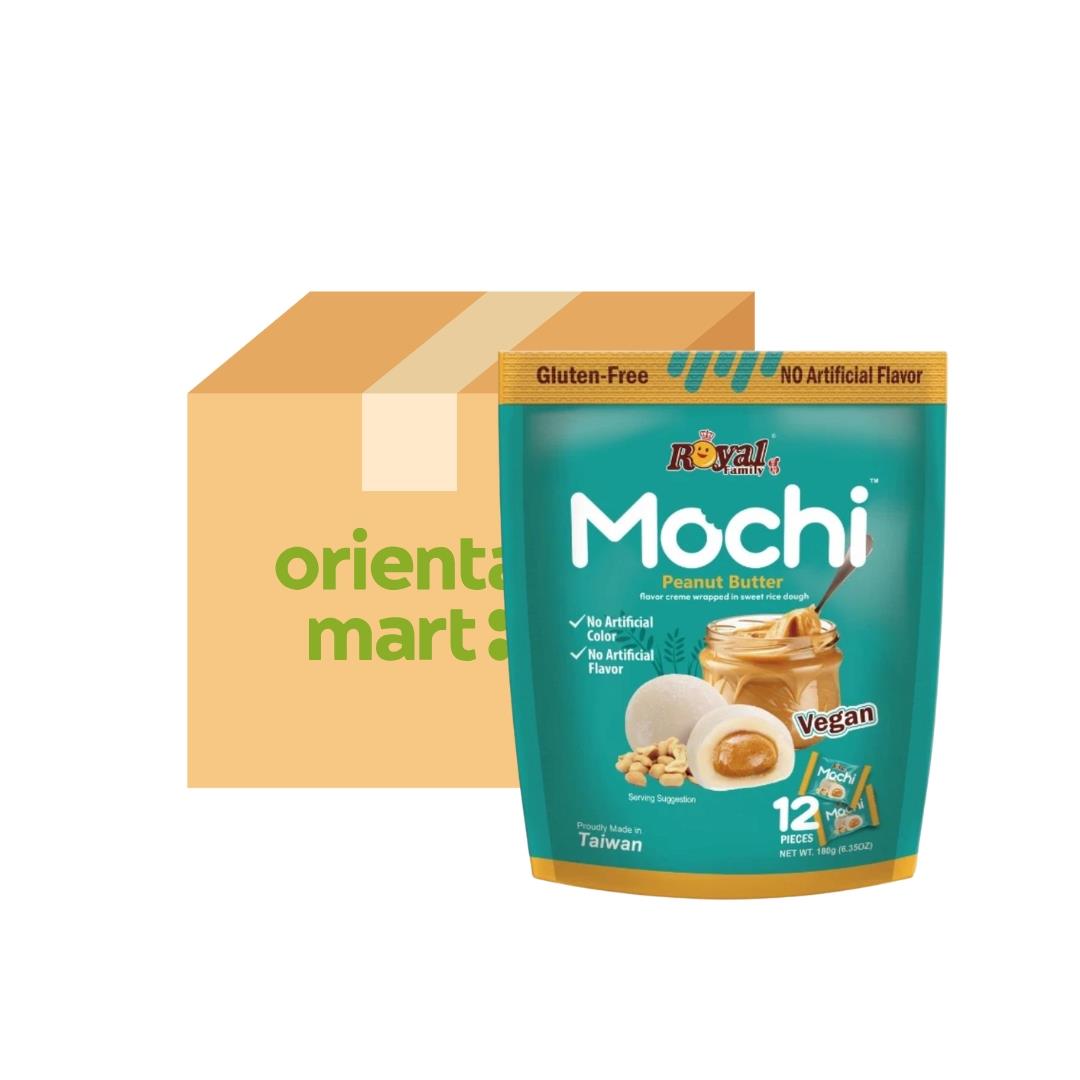 Royal Family Peanut Butter Mochi (Case of 12)
