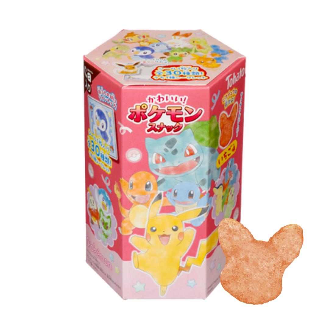 Tohato Pokemon Strawberry Flavour Snack ポケピーススナック いちご味