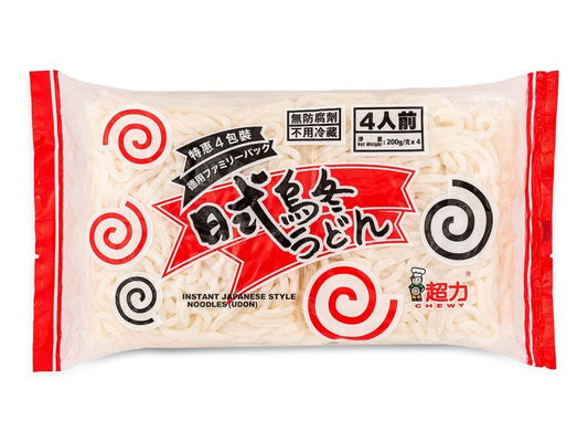 耐嚼日式泡麵（烏龍麵）超力日式烏冬（特惠4包裝）
