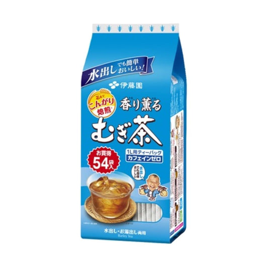 Itoen Mugicha Tea Bag (Barley Tea) (54 pcs) 伊藤園 香り薰る麥茶 立體茶包 (54包)