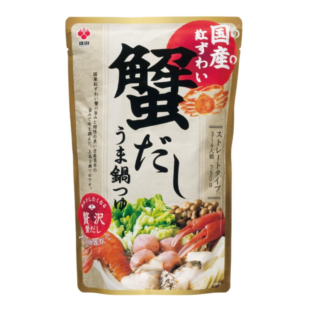 Morita Hot Pot Soup Base (Red Snow Crab Flavour) 盛田 国産紅ずわい蟹だしうま鍋つゆ