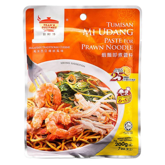 Tean's Gourmet Tumisan Mi Udang Paste for Prawn Noodle 田師傅 蝦麵即煮醬料