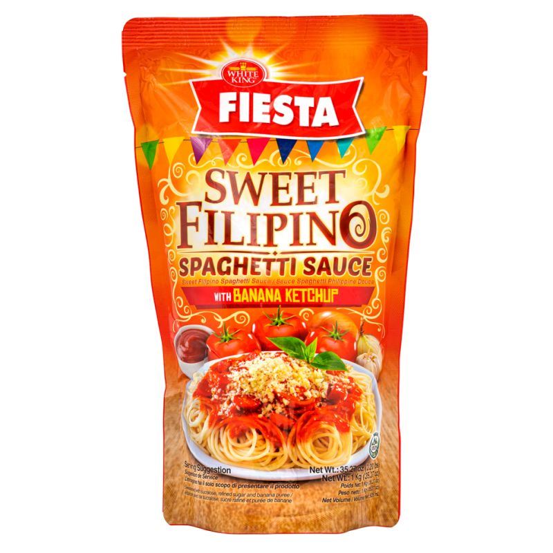 White King Fiesta Sweet Filipino Spaghetti Sauce with Banana Ketchup