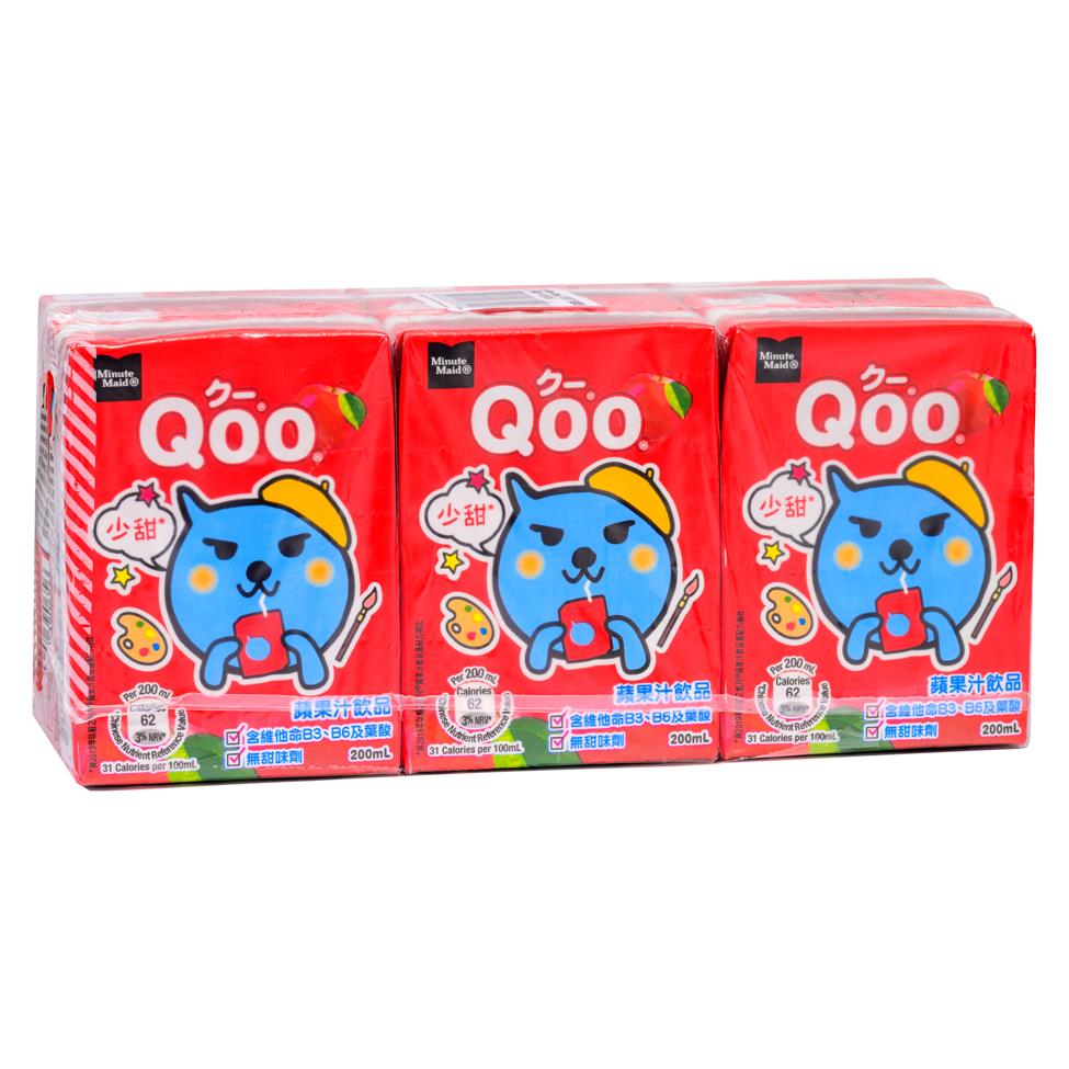 Minute Maid Qoo Apple Juice Drink (6pk) 酷兒 蘋果汁飲品 (6包裝)