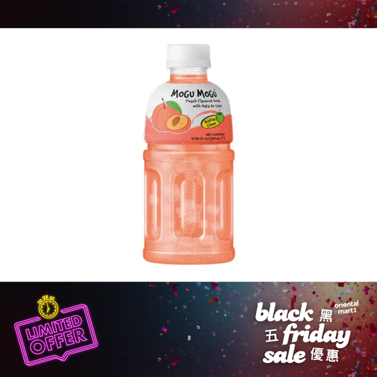 Mogu Mogu Peach Flavoured Drink with Nata De Coco