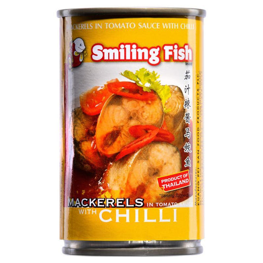 Smiling Fish Mackerels in Tomato Sauce with Chilli 茄汁辣醬馬鮫魚