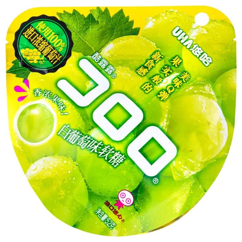 UHA Kororo Soft Candy (White Grape Flavour) 悠哈酷露露 白葡萄口味軟糖