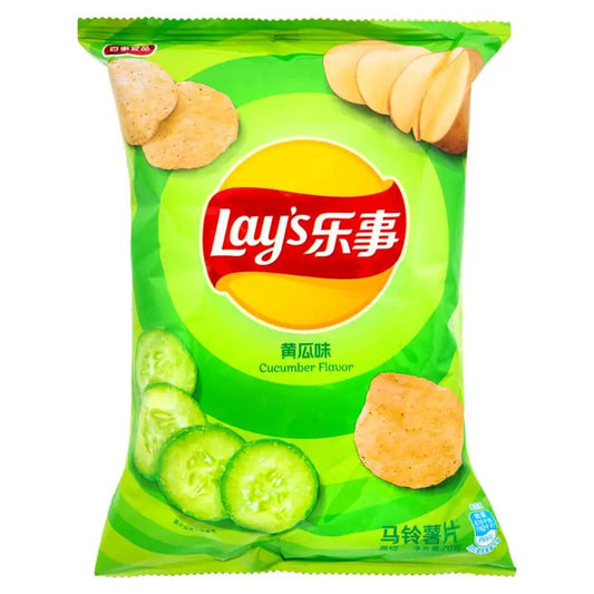Lay's Potato Chips (Cucumber Flavour) 樂事 馬鈴薯片 (黃瓜味)