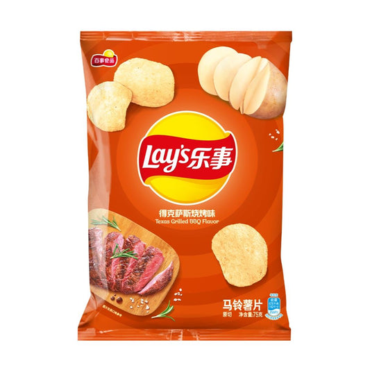 Lay's Potato Chips (Texas Grilled BBQ Flavour) 樂事 馬鈴薯片 (德克薩斯州燒烤味)