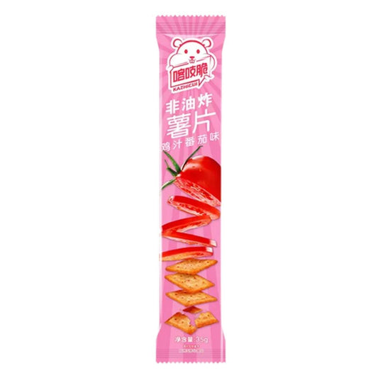Cha Cha Potato Chips (Chicken Tomato Flavour) 洽洽 喀吱脆非油炸薯片 (雞汁番茄口味)