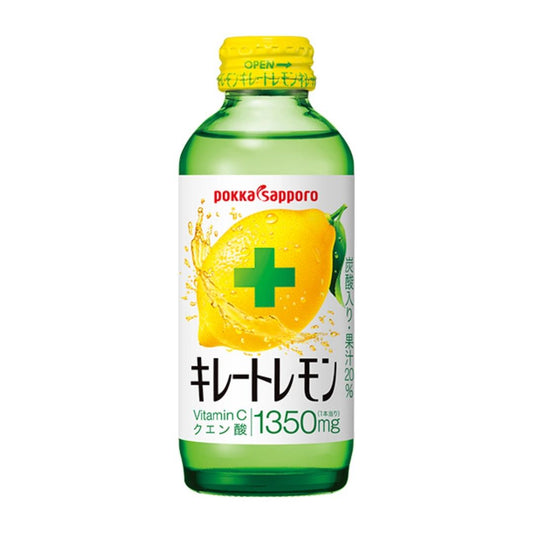 Pokka Sapporo Kireto Chelated Lemon Drink キレートレモン - Best Before: 05/06/2026