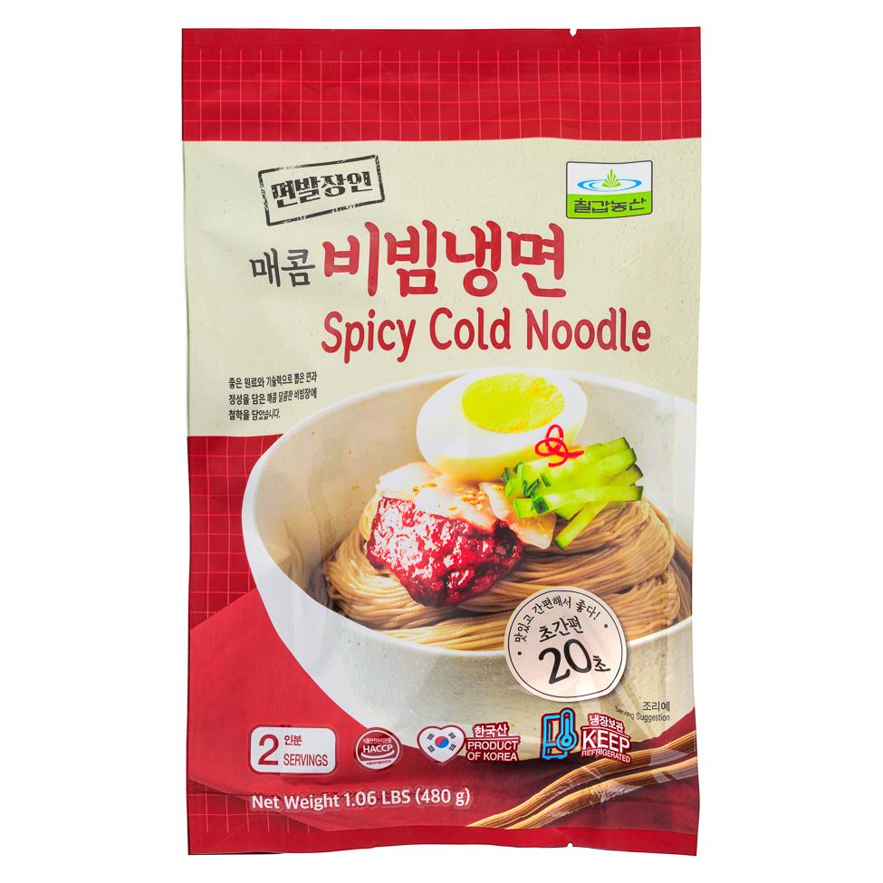 Chilkab Korean Spicy Cold Noodle with Sauce 면발장인 매콤 비빔냉면