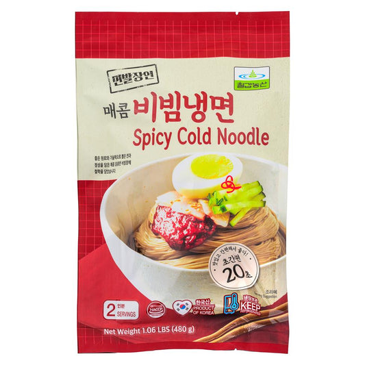 Chilkab Korean Spicy Cold Noodle with Sauce 면발장인 매콤 비빔냉면
