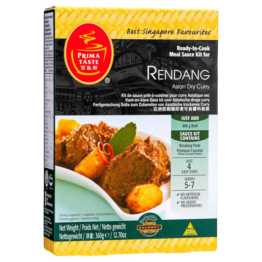 Prima Taste Ready-to-Cook Meal Sauce Kit for Rendang Asian Dry Curry 百勝廚 亞洲乾咖喱即煮可食醬料套裝