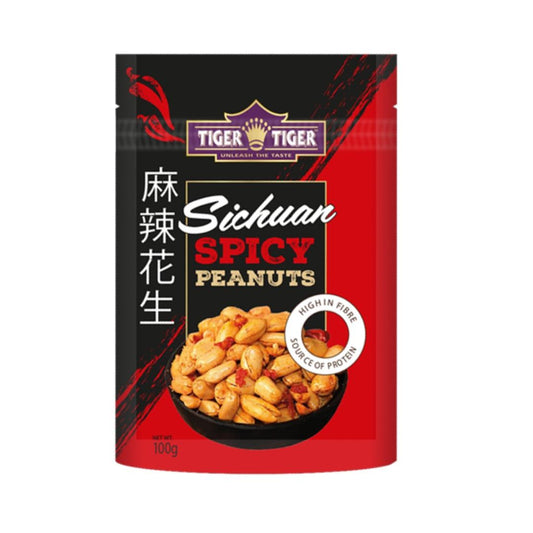 Tiger Tiger Sichuan Spicy Peanuts 四川麻辣花生