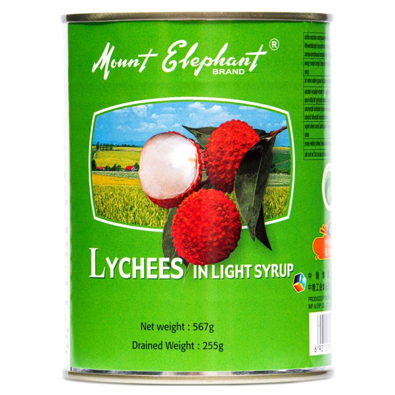 Mount Elephant Brand Lychees In Light Syrup 象山牌 糖水荔枝