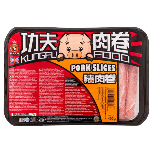 Kungfu Frozen Pork Slices for Hot Pot 功夫 豬肉卷