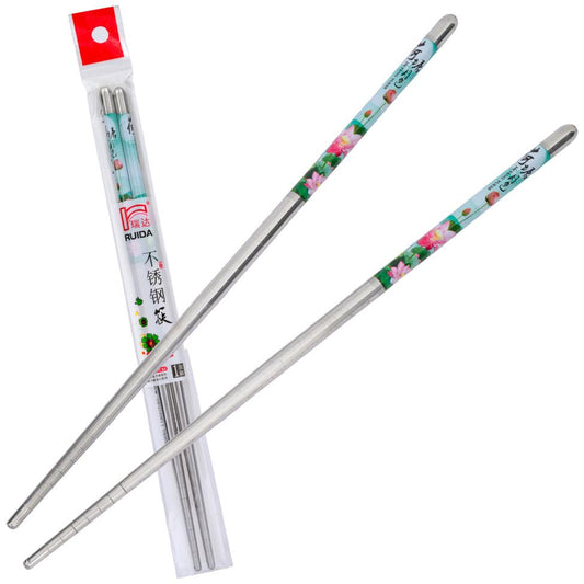 Ruida Stainless Steel Chopsticks (Random Design) 瑞達 不銹鋼筷子 (隨機款式)