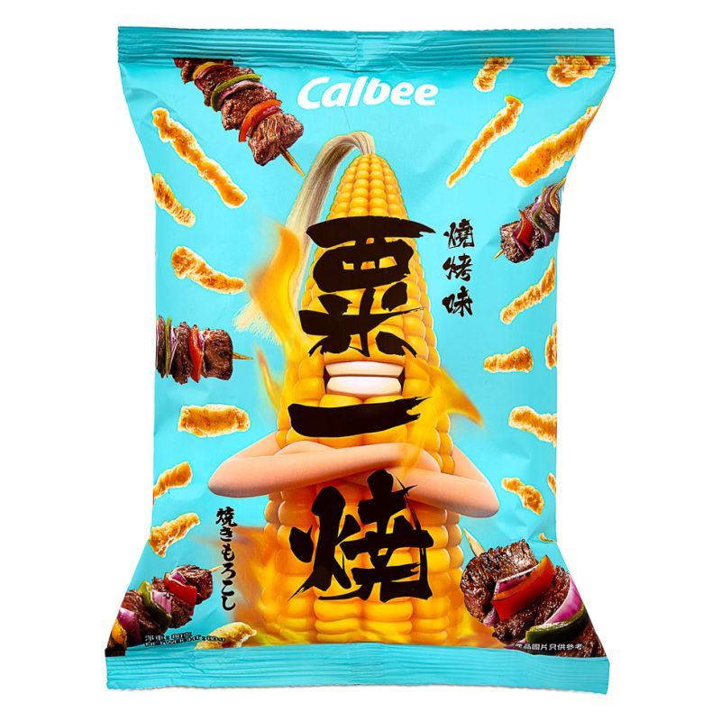 Calbee Grill-A-Corn (Barbecue Flavoured) 卡樂B 粟一燒 (燒烤味)