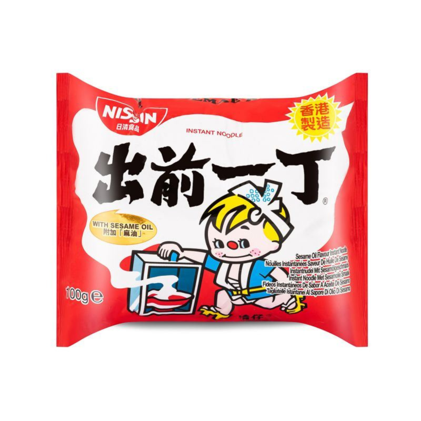 Nissin Sesame Oil Flavour Instant Noodles 出前一丁 麻油味即食湯麵